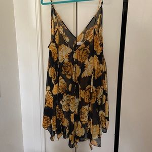 Free People Floral Slip Dress